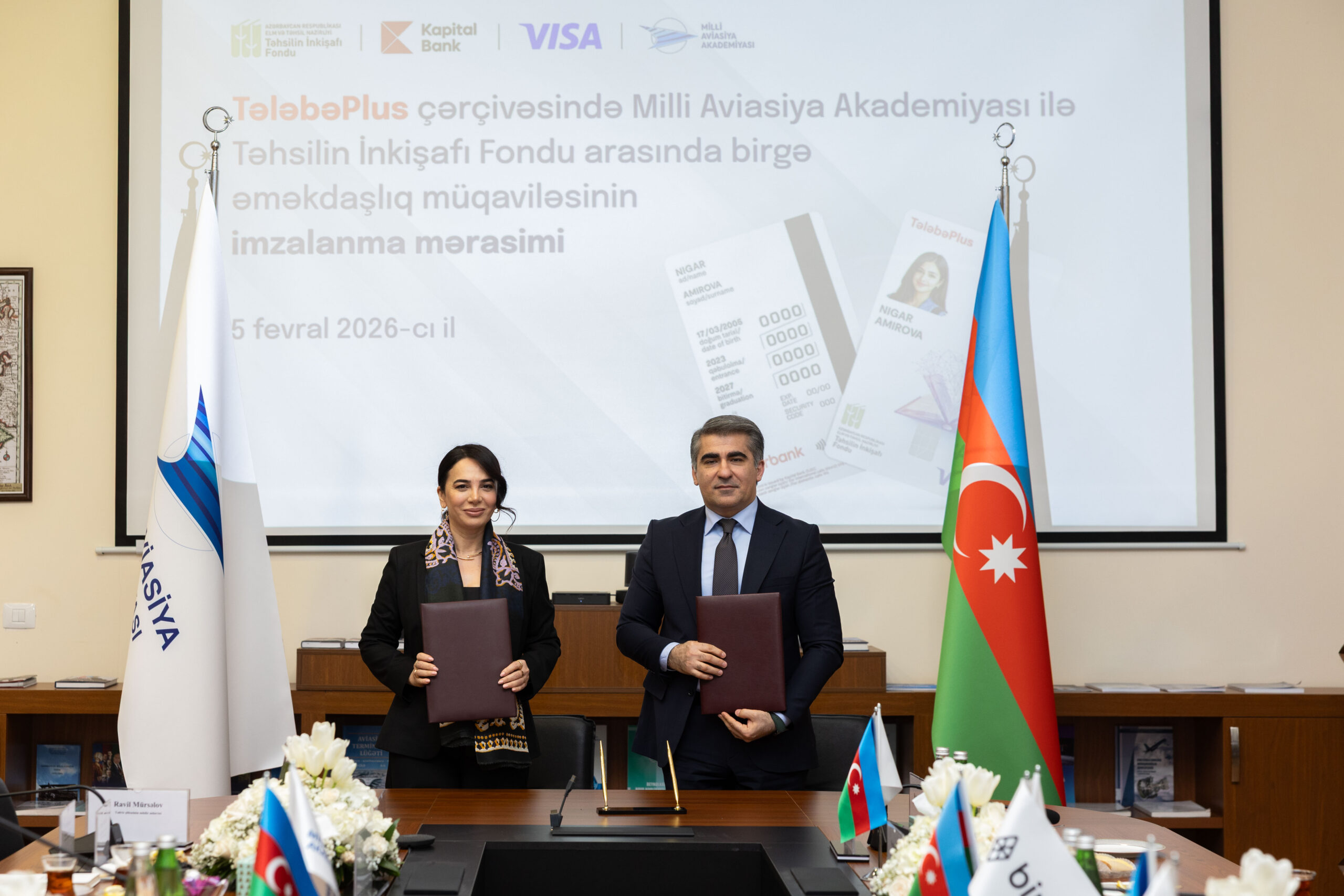 TİF&nbsp;və Milli Aviasiya Akademiyası arasında əməkdaşlıq memorandumu imzalanıb