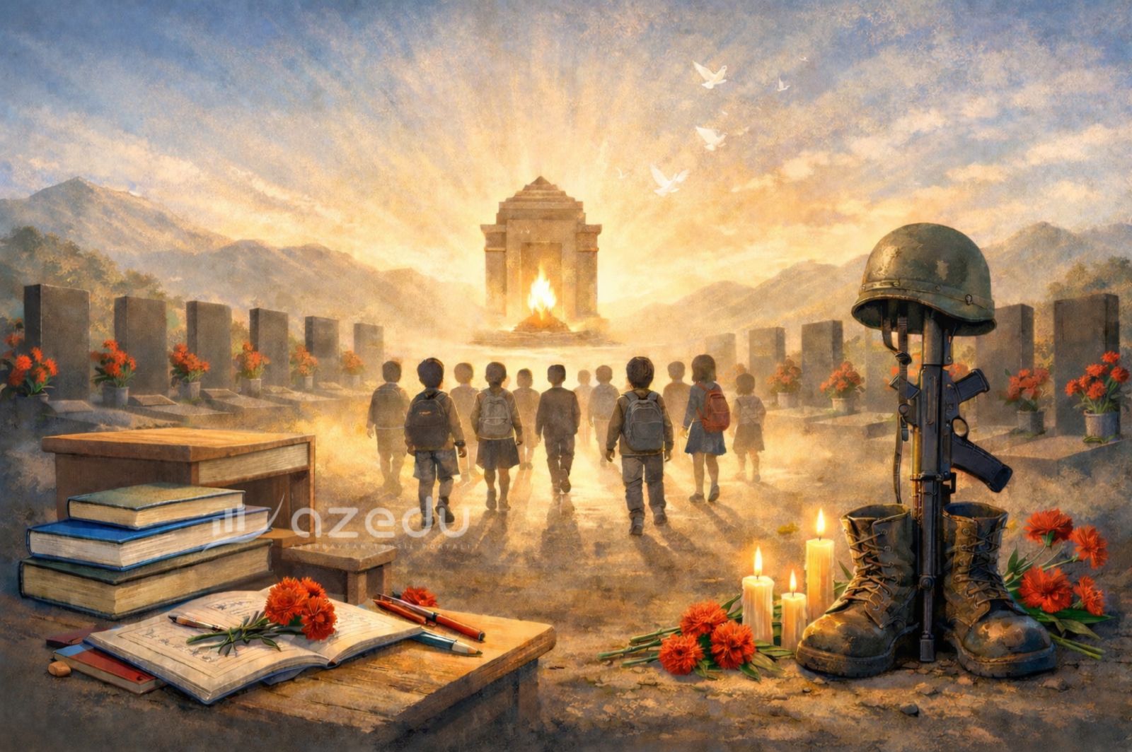 18 schoolchildren, 18 unfinished lives, 18 eternal names