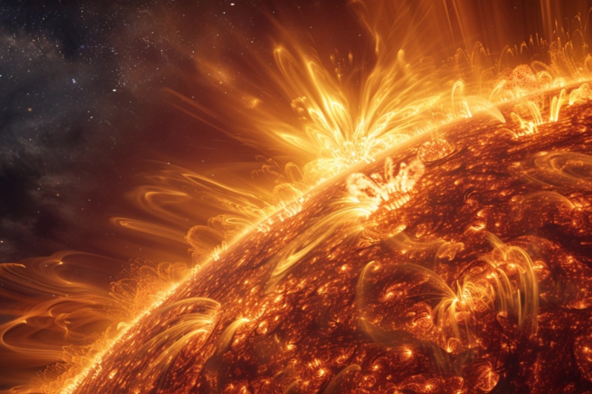 Günəşdə güclü partlayışlar baş verib