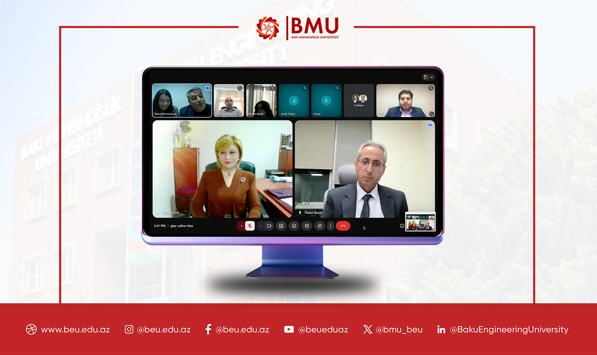 BMU ilə Xəlifə Universiteti arasında əməkdaşlıq genişlənir