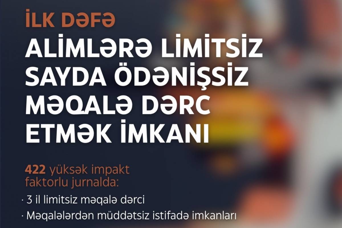 Nazirlik və Cambridge əməkdaşlığı elmi nəşrlərə çıxışı genişləndirir