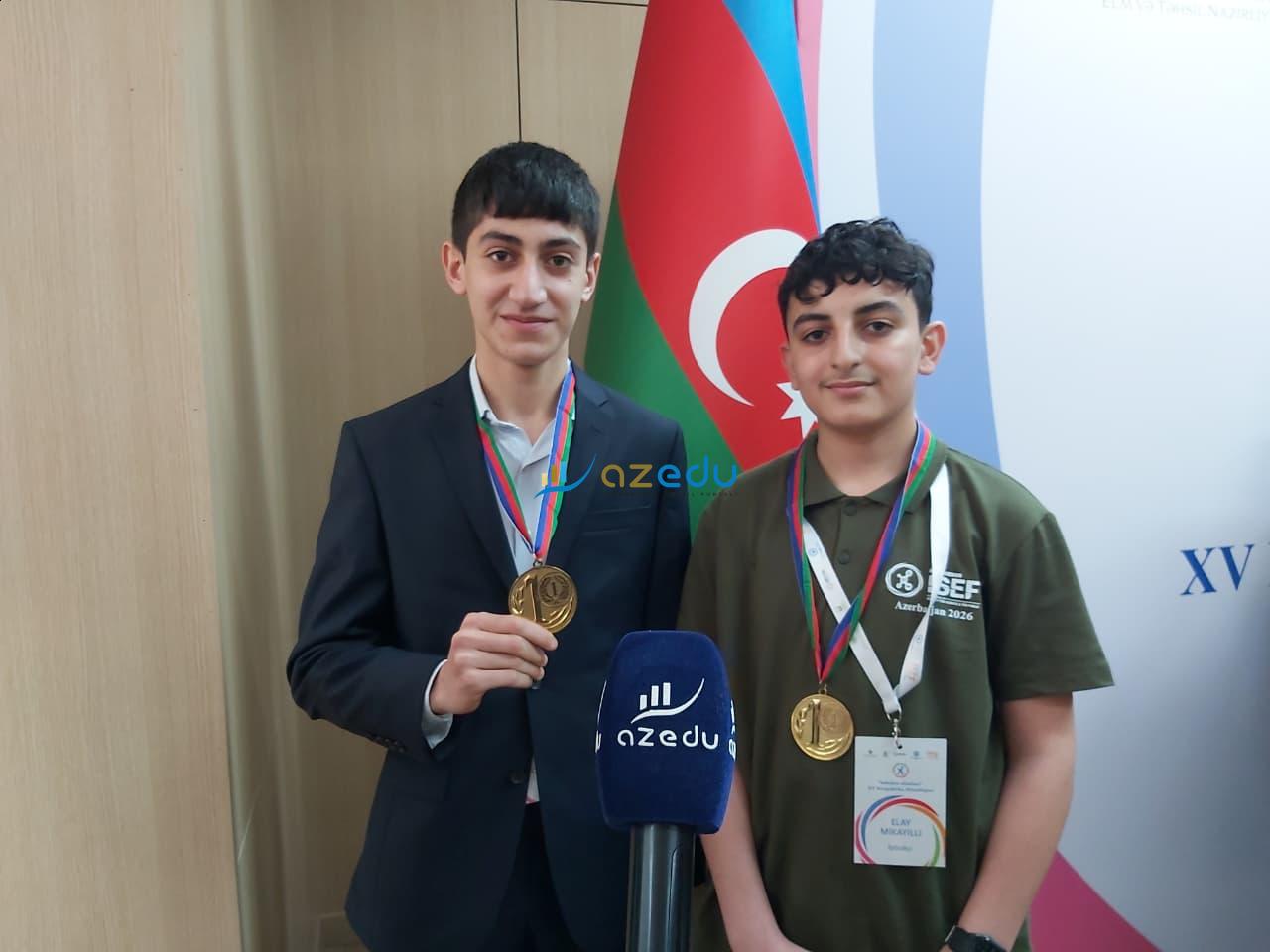 Onların ixtirası&nbsp;qızıl medala layiq görüldü -&nbsp;qaliblərin təəssüratları