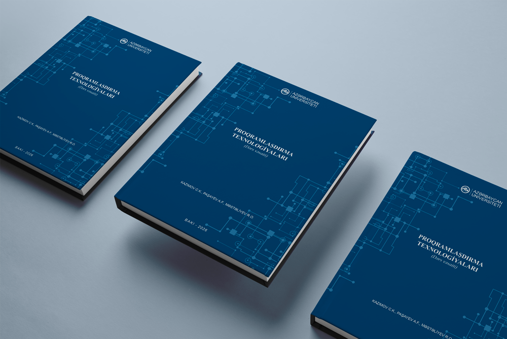 Azərbaycan Universitetinin əməkdaşları &ldquo;Proqramlaşdırma texnologiyaları&rdquo; adlı dərs vəsaiti hazırlayıblar
