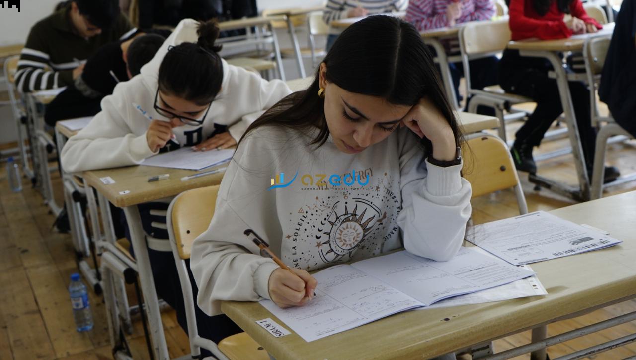 Bazar günü 62 mindən çox şagird imtahan VERƏCƏK