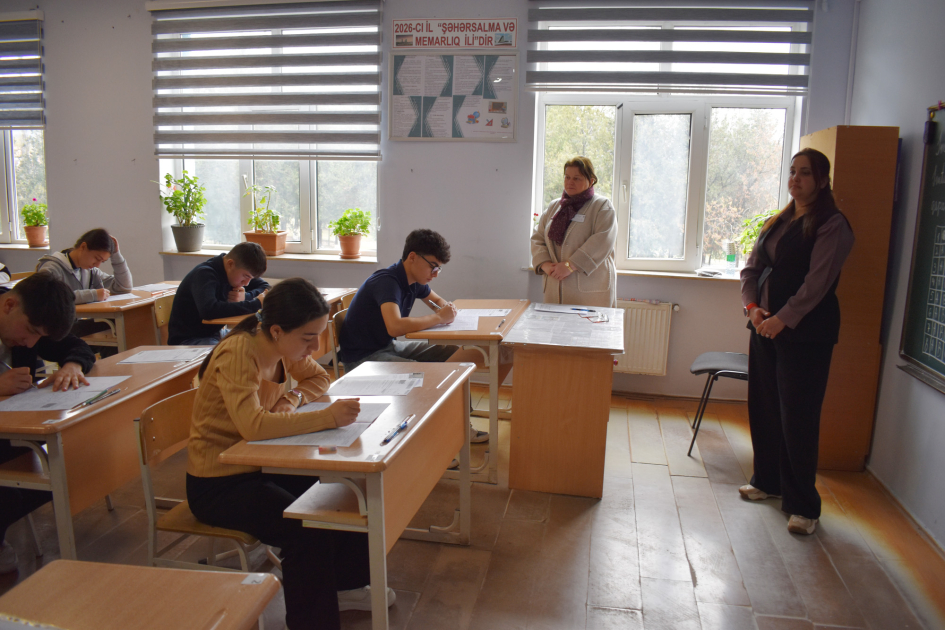 Şimal-qərb bölgəsində imtahanlar 10 mərkəzdə aparılıb