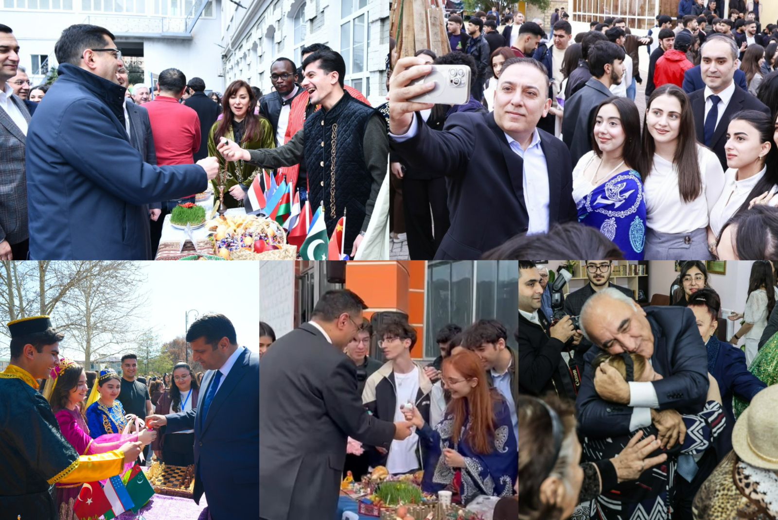 Rektorlar tələbələrlə Novruz bayramını belə QEYD ETDİ - FOTOLAR