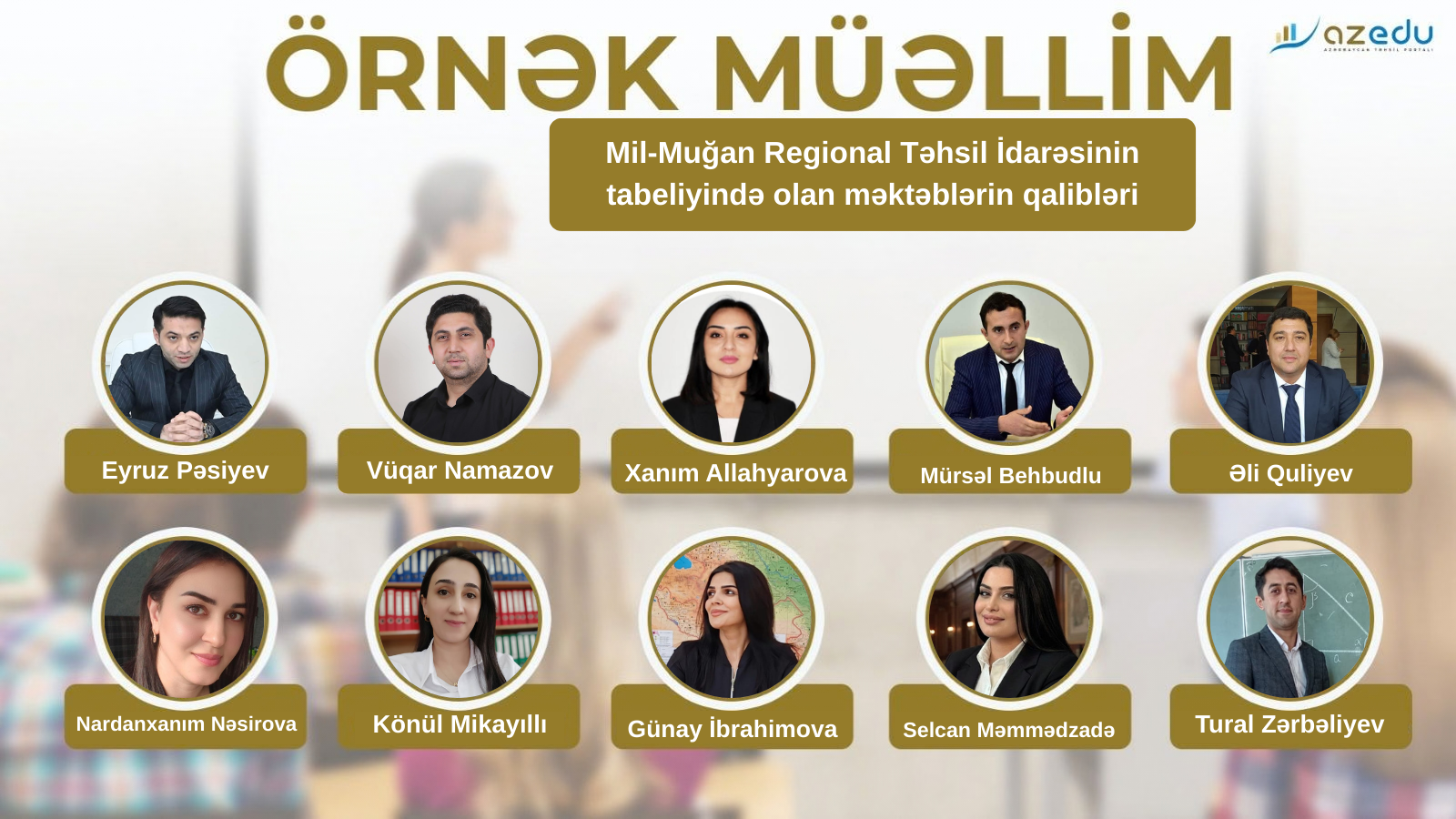 Mil-Muğan regionunun &ldquo;Örnək müəllim&rdquo;ləri&nbsp;