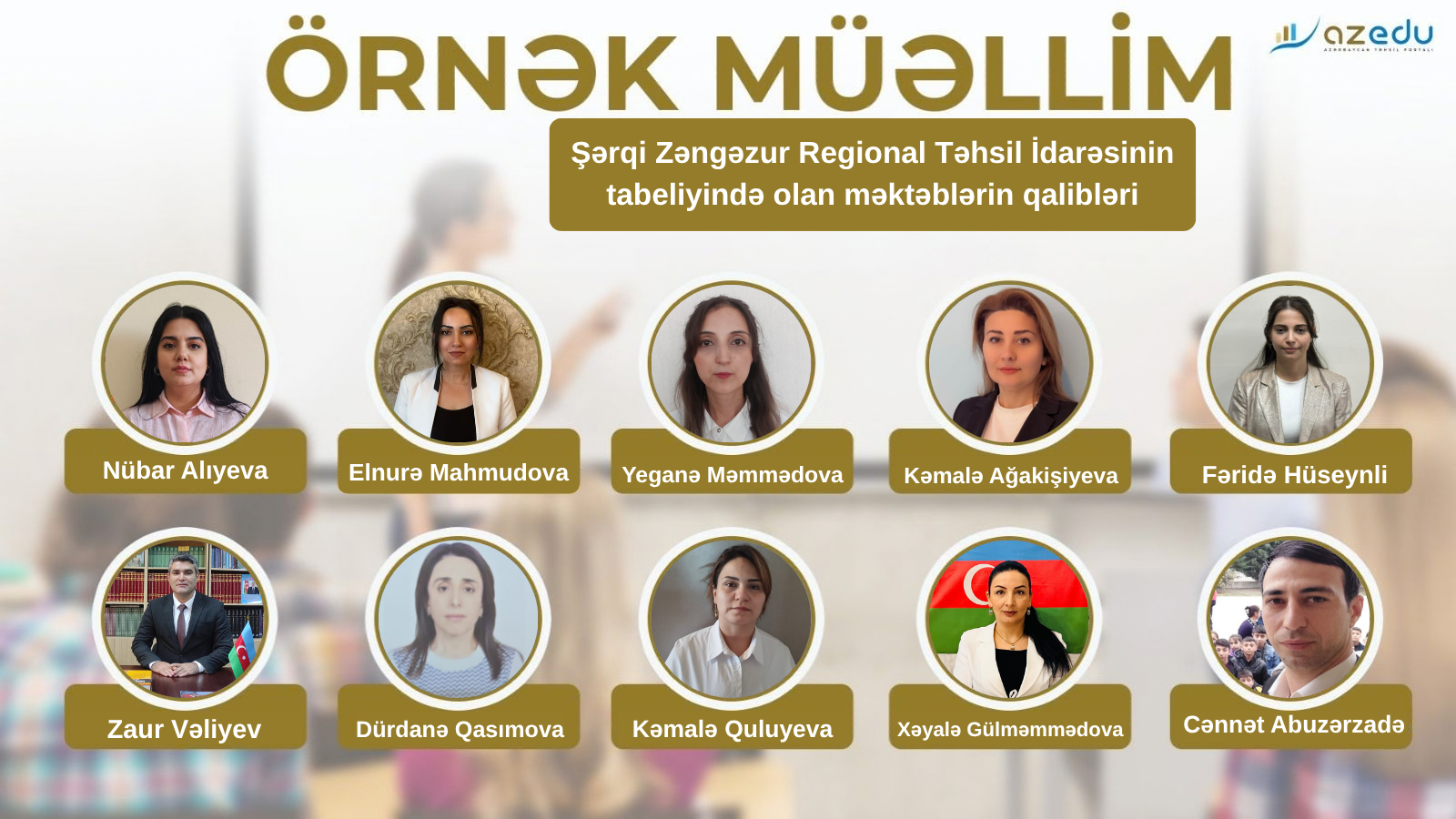 Şərqi Zəngəzurun "Örnək müəllim"ləri - SİYAHI