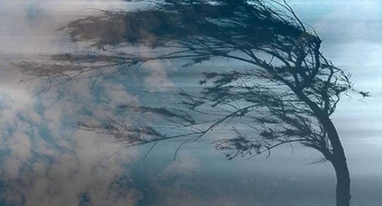 Güclü külək&nbsp;məktəb binasına zərər vurdu - FOTO