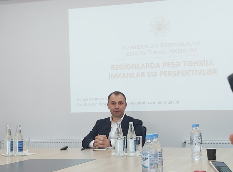 Regionlarda peşə təhsili mərkəzləri yenilənir - Nazir&nbsp;müavini