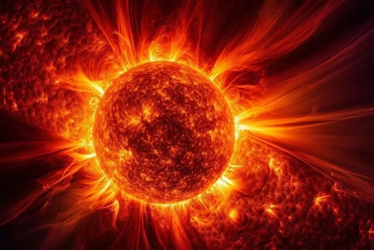 Günəşdə partlayış baş verib