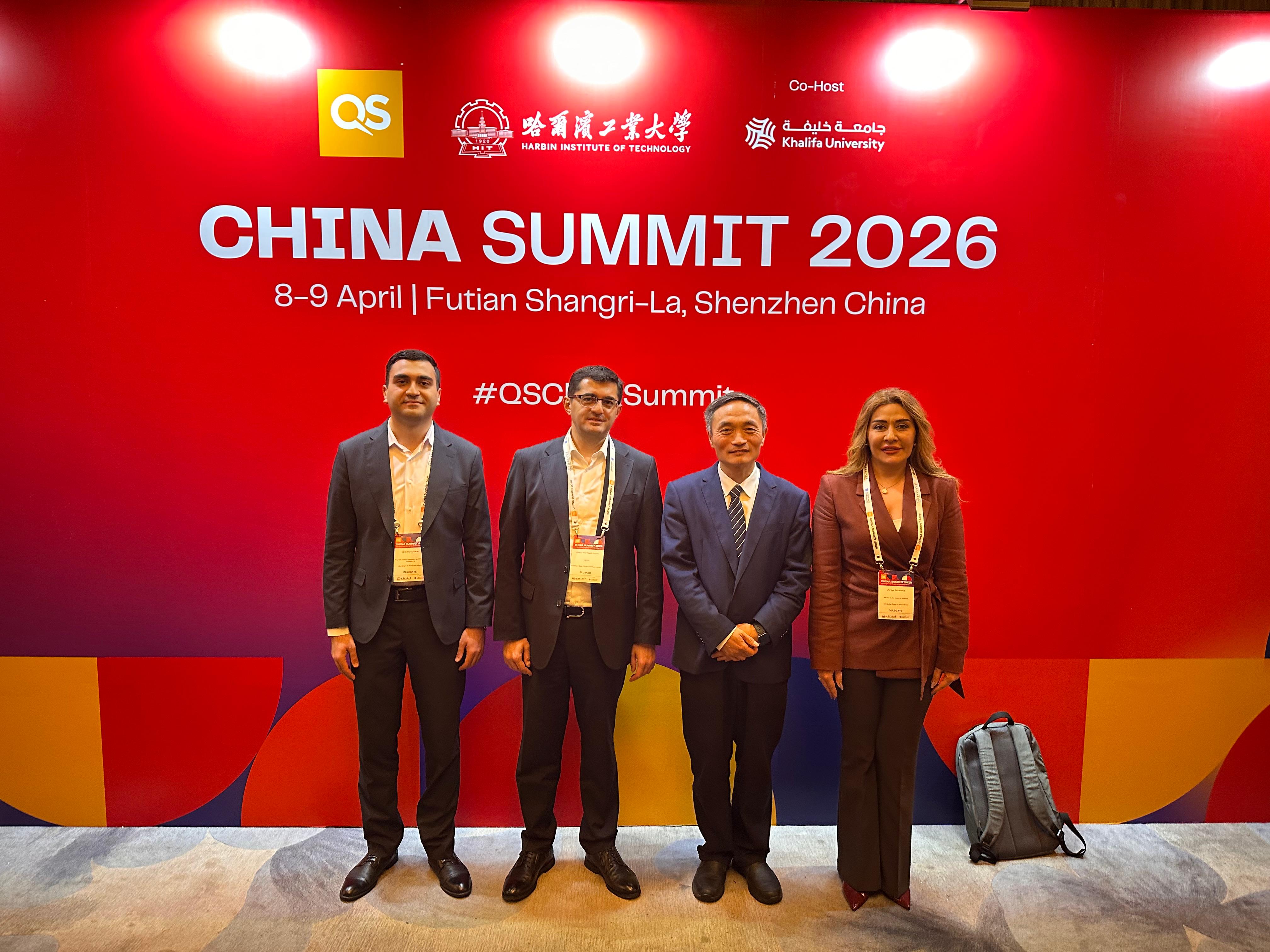 ADNSU &ldquo;QS China Summit 2026&rdquo;da uğurla iştirak edir