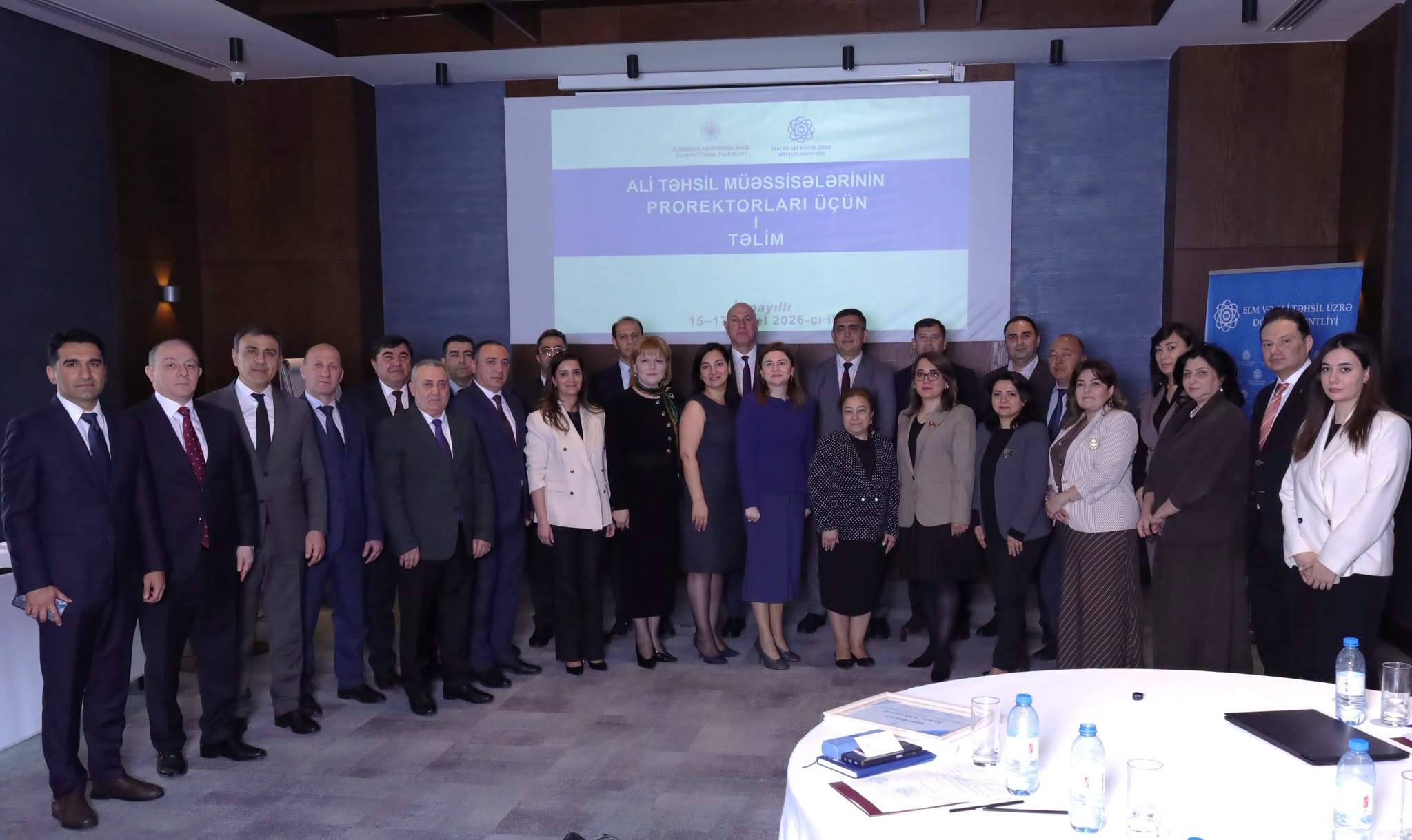 
Ali təhsil müəssisələrinin prorektorları üçün I təlim proqramı yekunlaşıb                