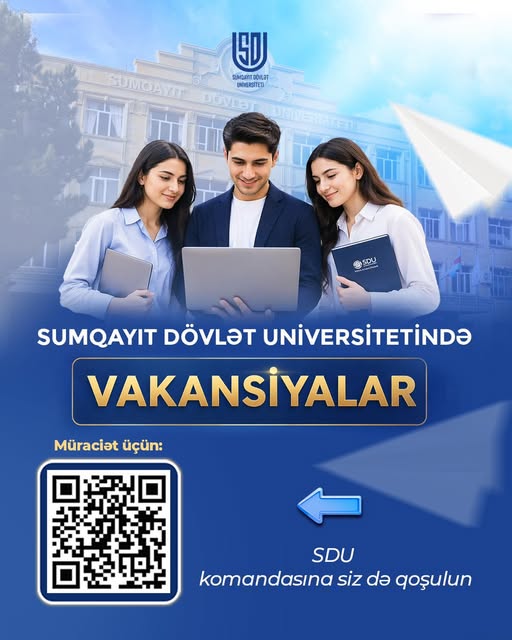 Bu universitetdə müxtəlif vakansiyalar üzrə İŞ VAR&nbsp;