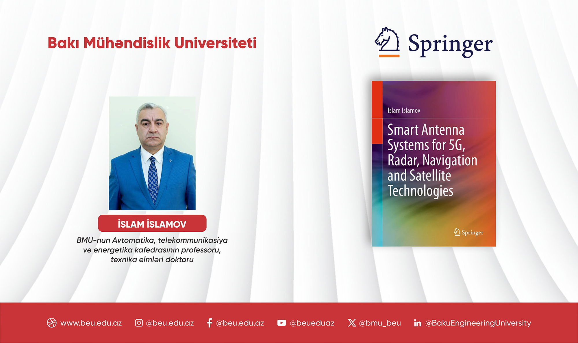 
BMU aliminin monoqrafiyası “Springer” tərəfindən nəşr edilib                