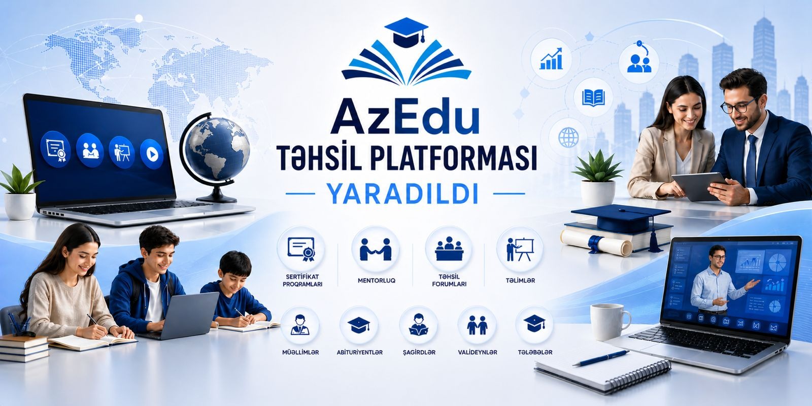 Yeni təhsil mərkəzi - AzEdu Təhsil Platforması yaradıldı
