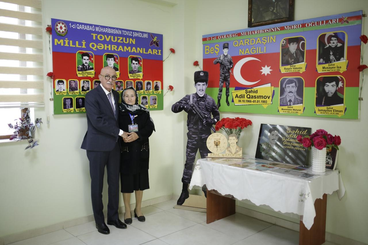 Firudin Qurbanov Tovuzda təhsil ictimaiyyəti, valideyn və şagirdlərlə görüşüb&nbsp;