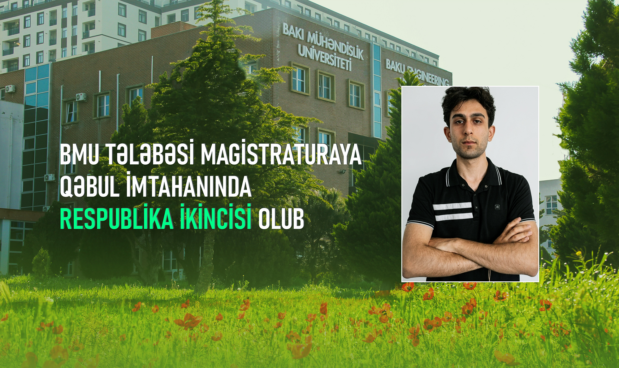 BMU tələbəsi magistraturaya qəbul imtahanında respublika ikincisi olub