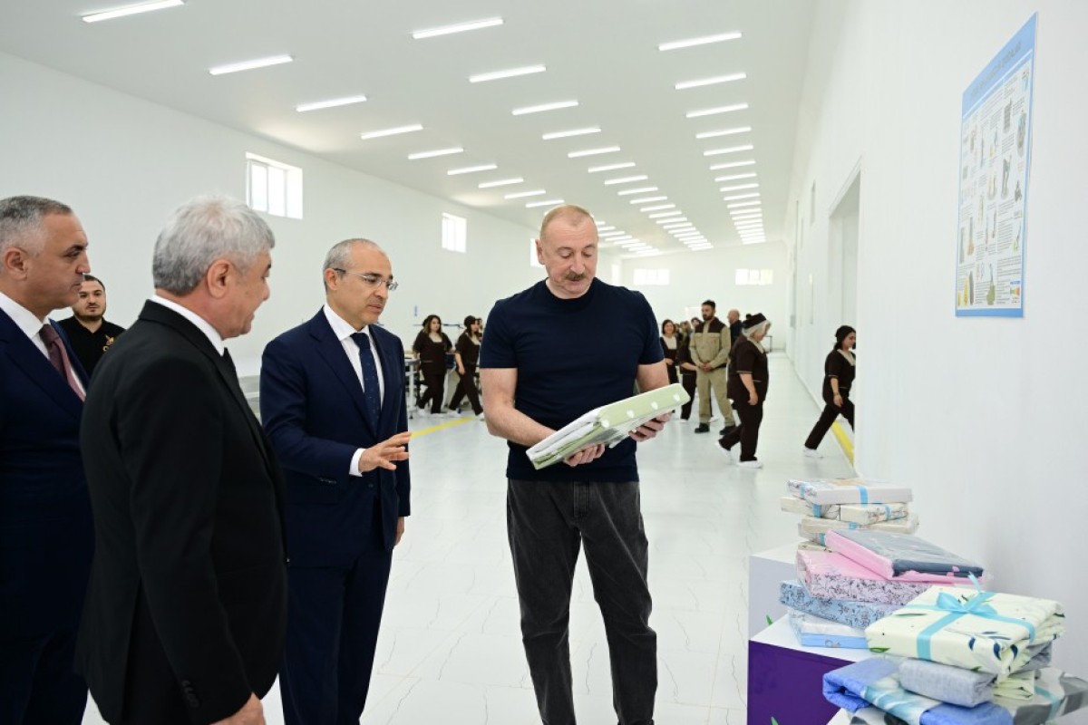 Xocalı şəhərində &ldquo;Qarabağ Tekstil Evi&rdquo; MMC istifadəyə verilib