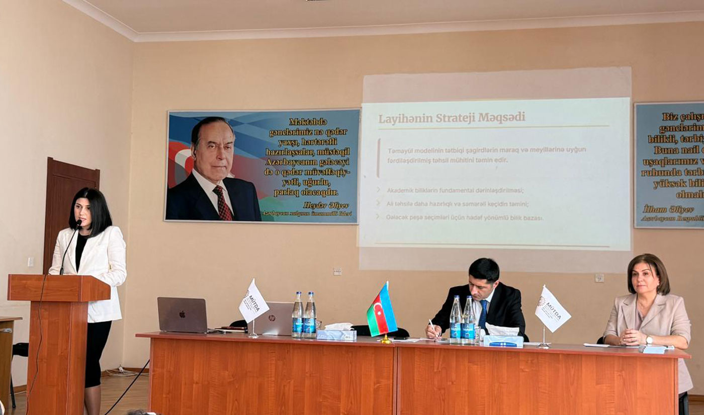 Yeni təmayül tədris modeli ilə bağlı maarifləndirici görüş