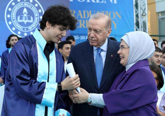 Ərdoğanın nəvəsi məzun oldu