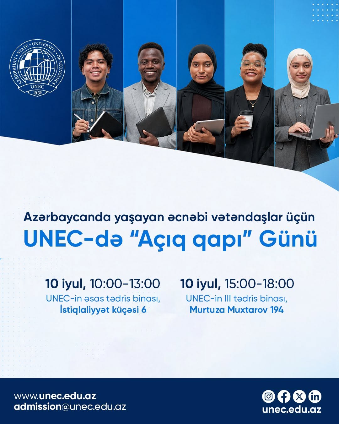 UNEC-də əcnəbilər üçün "Açıq Qapı Günü"