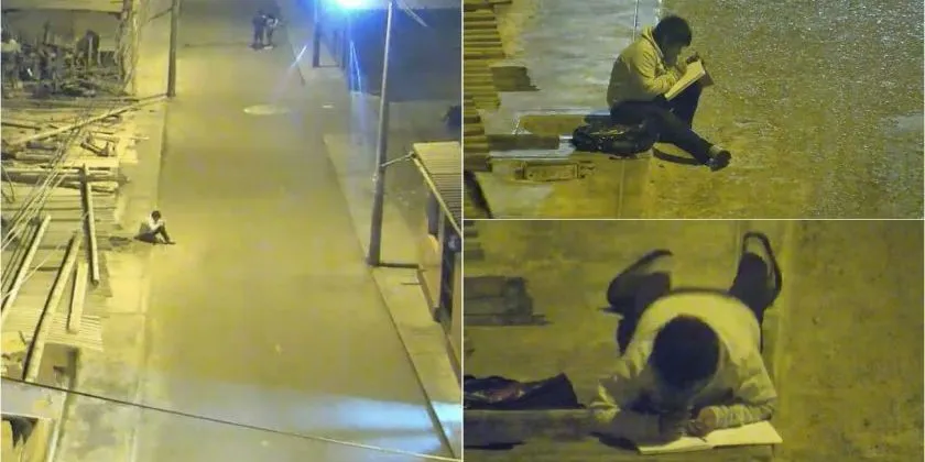 Küçə fənəri altında dərs oxuyan uşağın fotosu hər şeyi dəyişdi