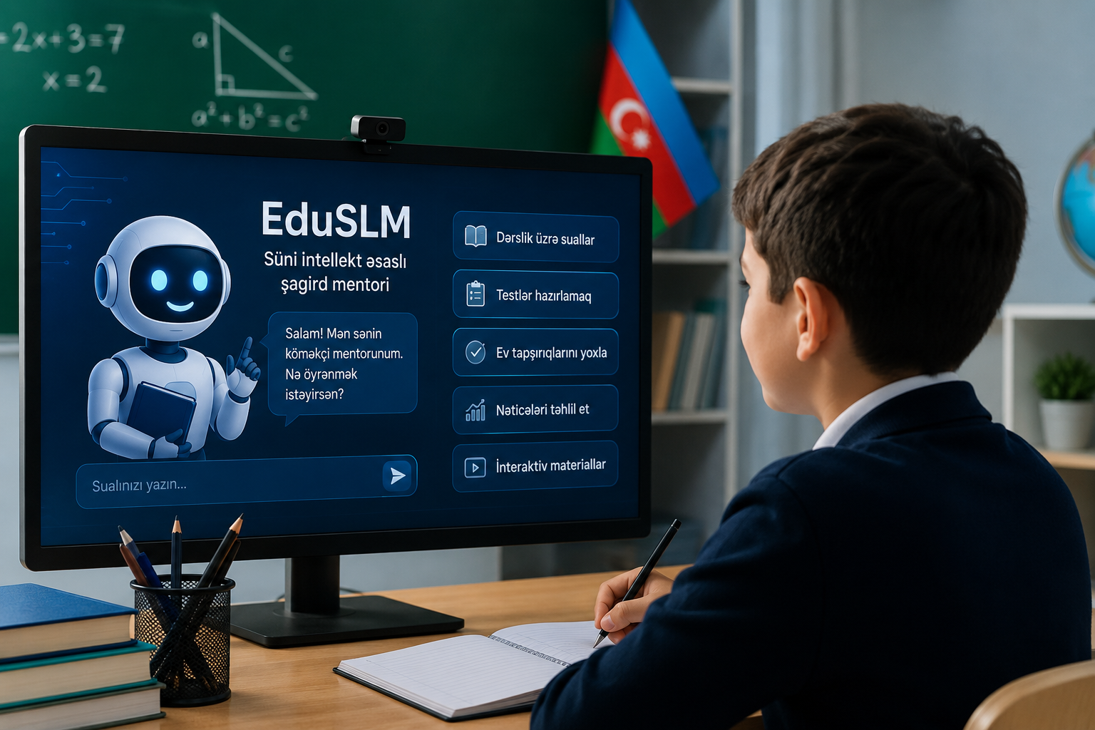 Şagirdlərin ev tapşırığını süni intellekt yoxlayacaq
