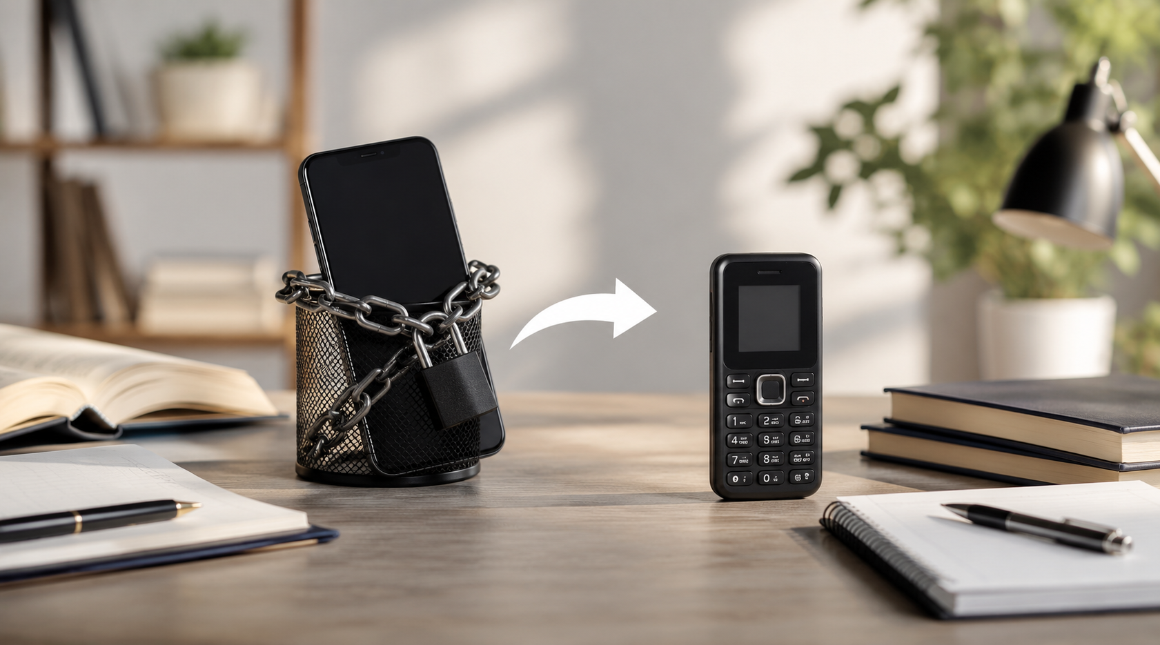 İmtahanda uğur qazanmaq üçün ağıllı telefondan imtina etdi