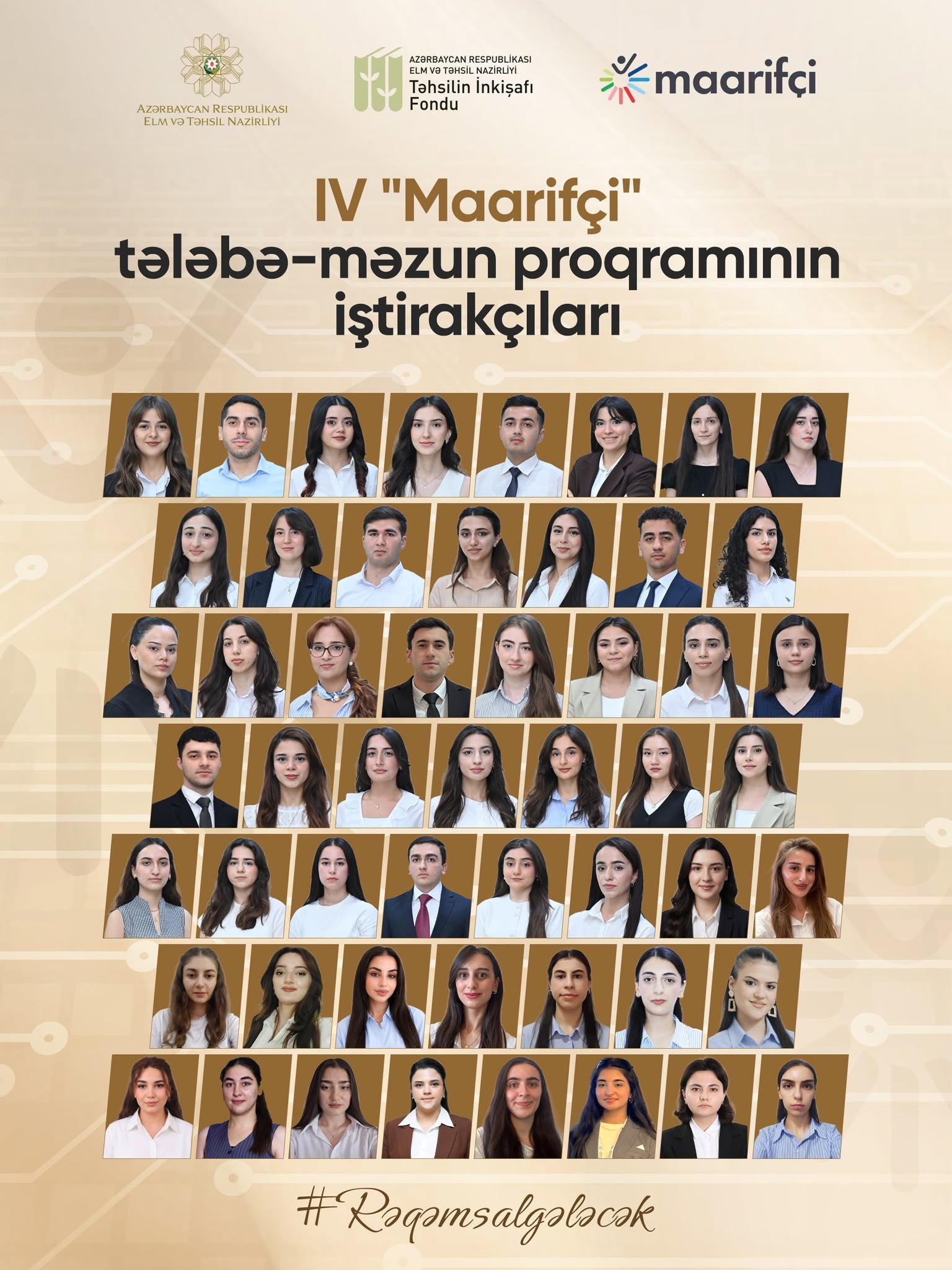 IV &ldquo;Maarifçi&rdquo; tələbə-məzun proqramının iştirakçıları ilə görüş keçirilib