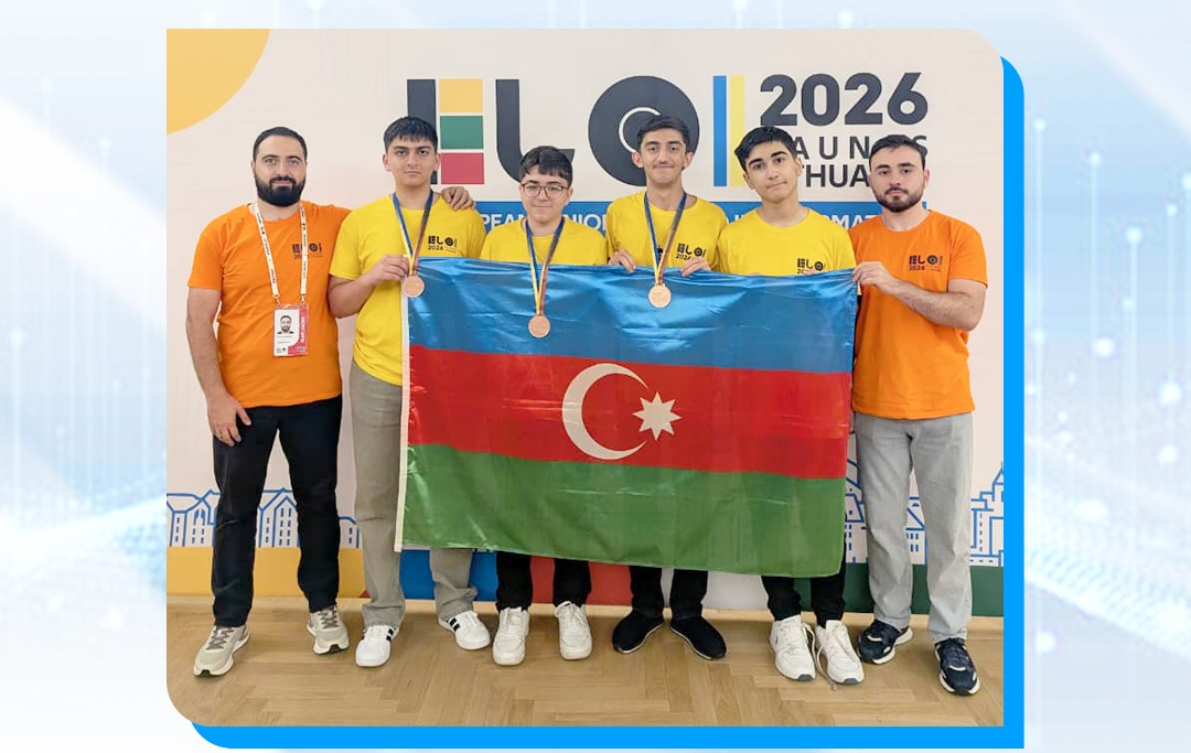 Şagirdlərimiz Yeniyetmələrin Avropa İnformatika Olimpiadasında 3 medal qazanıblar
