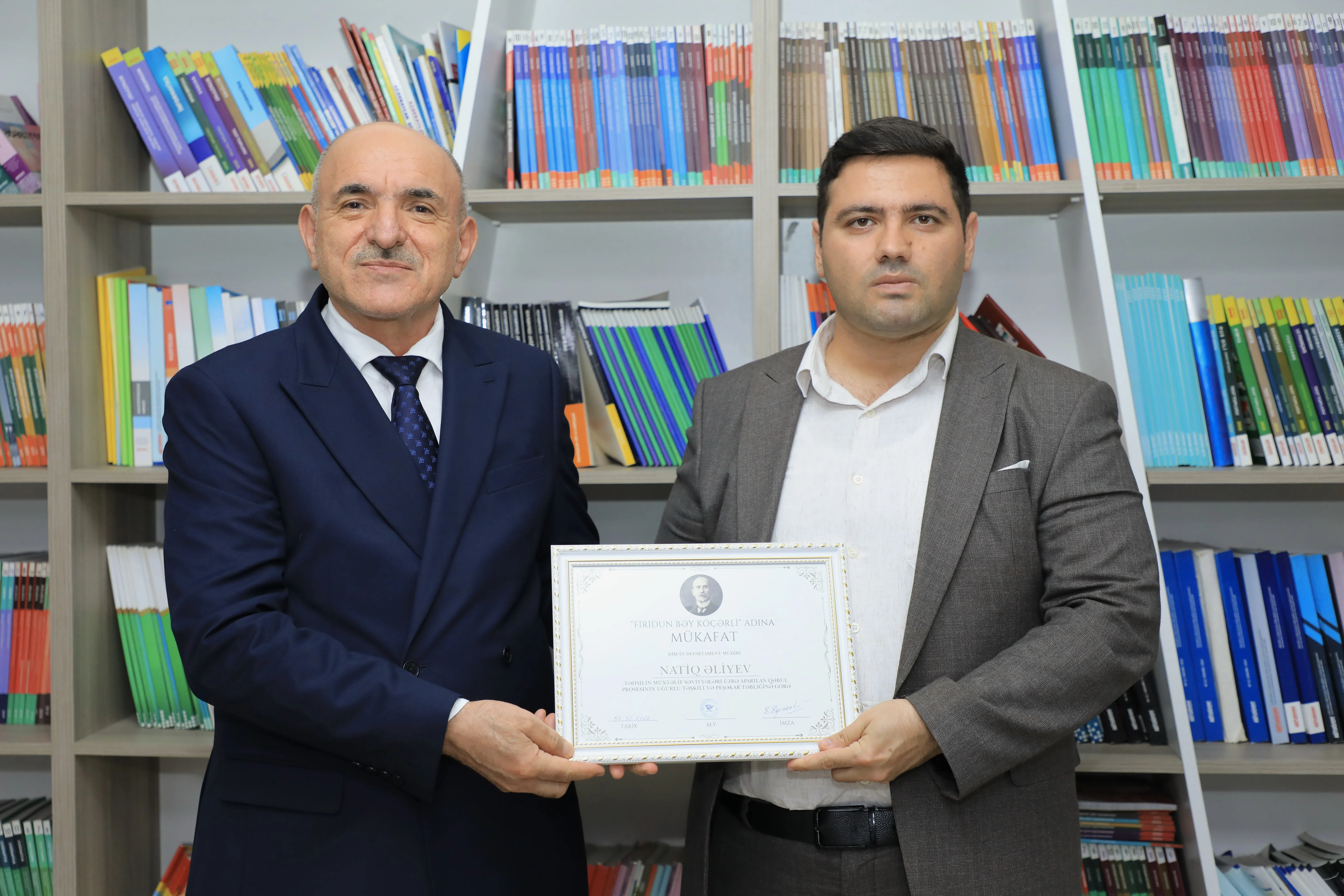 Natiq Əliyevə &ldquo;Firidun bəy Köçərli&rdquo; mükafatı təqdim olunub