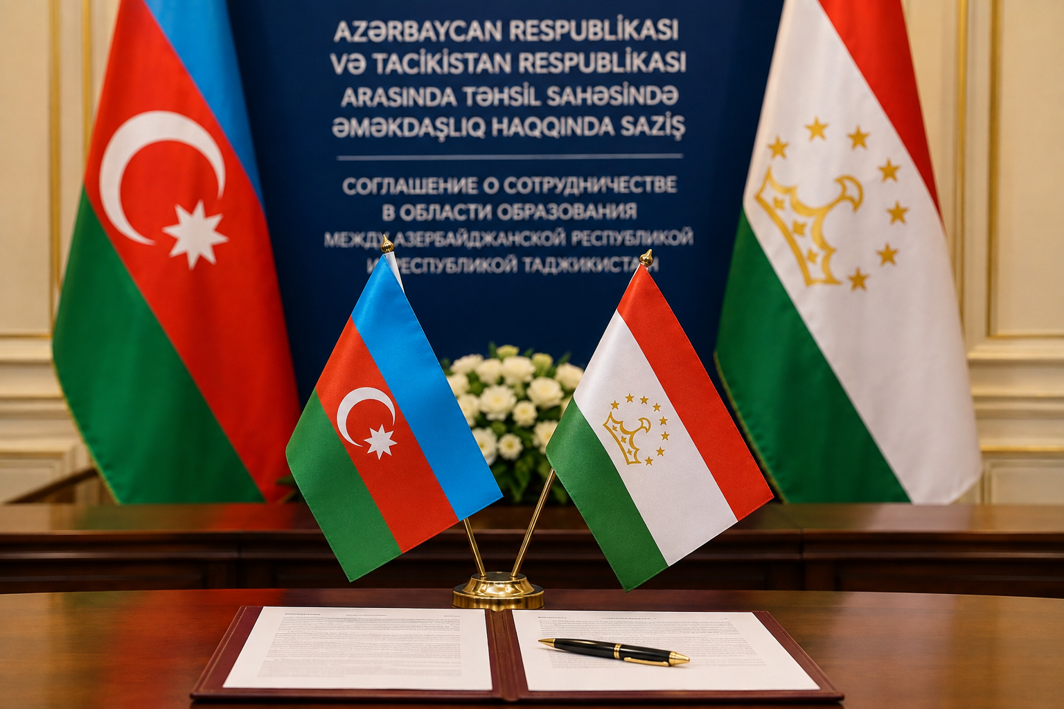 Azərbaycanla Tacikistan arasında təhsillə bağlı&nbsp; sənəd&nbsp;İMZALANDI