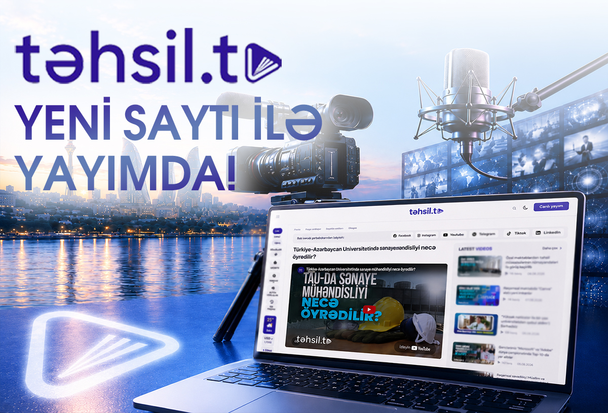 &ldquo;Təhsil TV&rdquo; internet televiziya platforması yeni saytı ilə fəaliyyətini genişləndirir