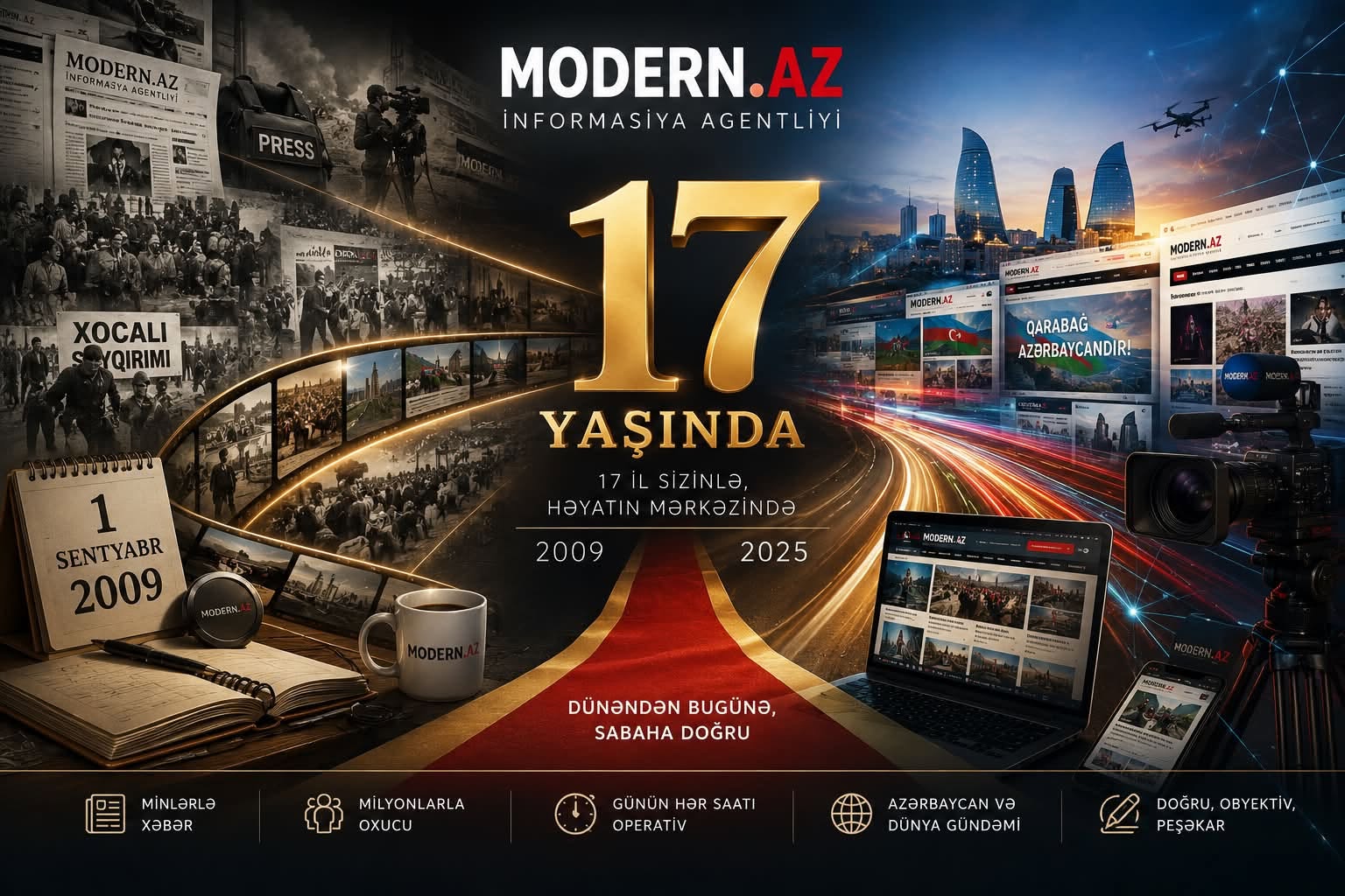Modern.az 17&nbsp;yaşında!