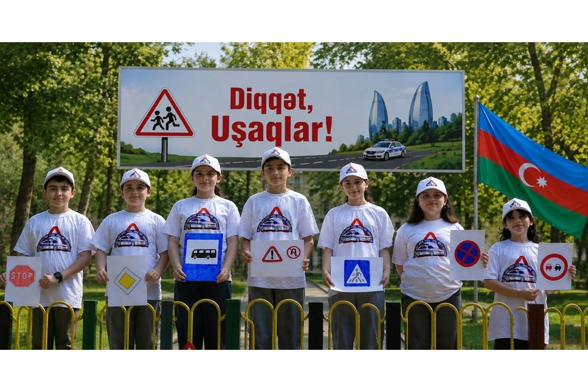 Məktəblilər üçün yollarda təhlükəsizlik aylığı...