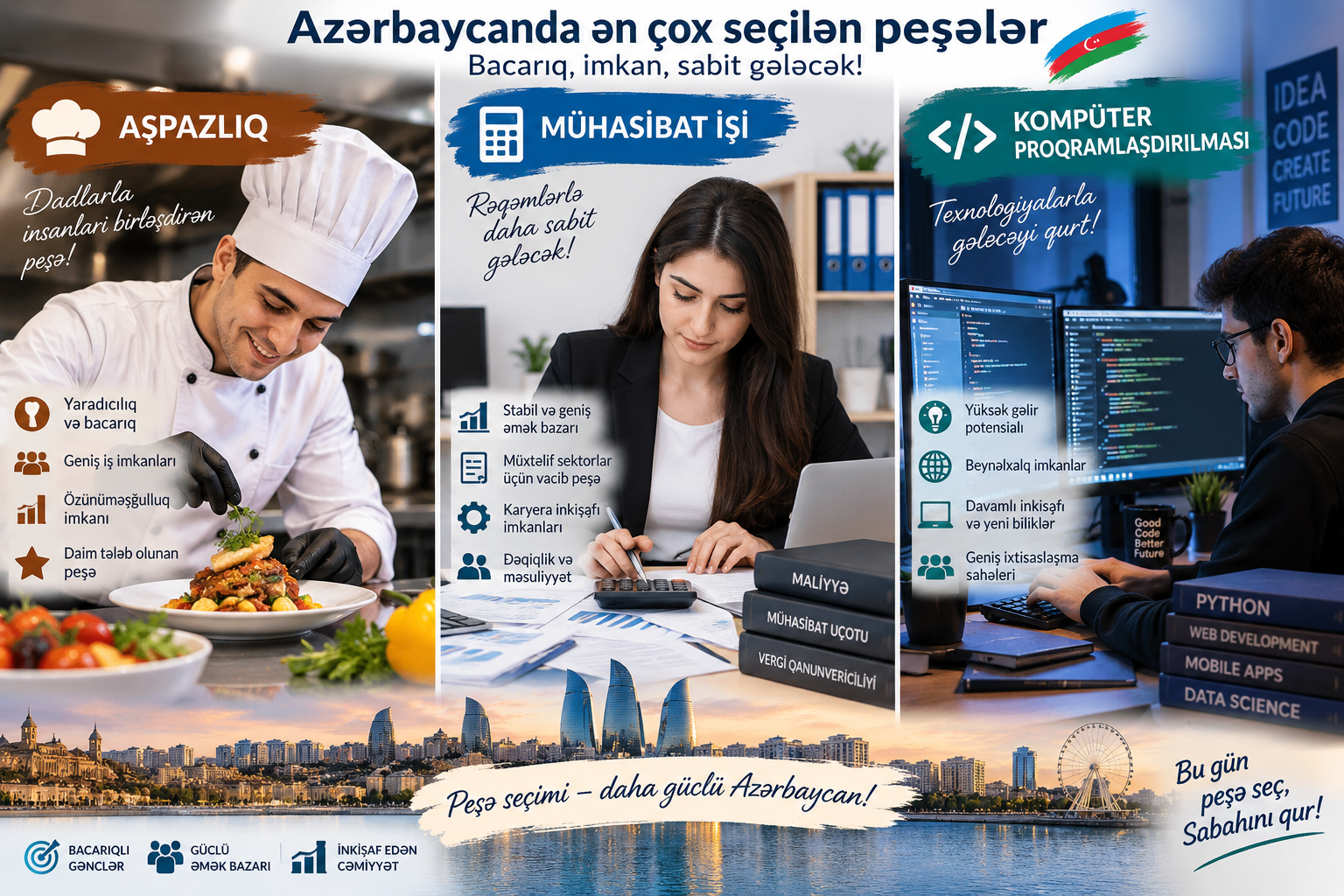 İxtisaslara&nbsp;inanılmaz müraciət sayı, gözlənilməz rəqəmlər -"Peşə"də GƏRGİN RƏQABƏT