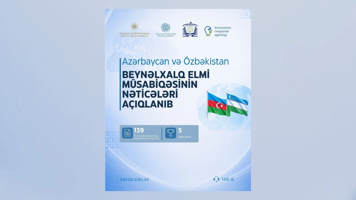 Beynəlxalq elm müsabiqəsinin nəticələri açıqlanıb