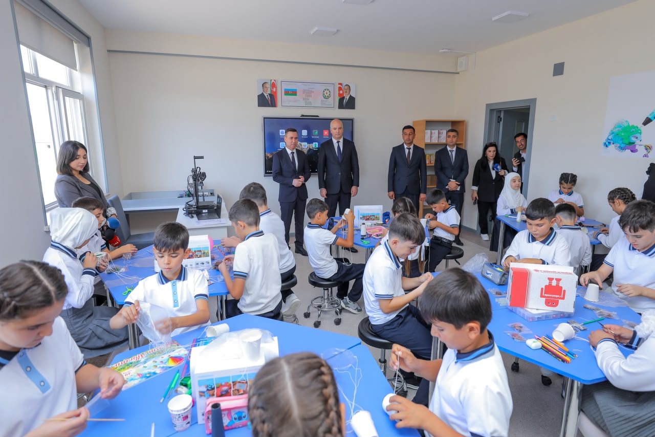 Naxçıvanda yeni məktəb istifadəyə verildi- FOTOLAR
