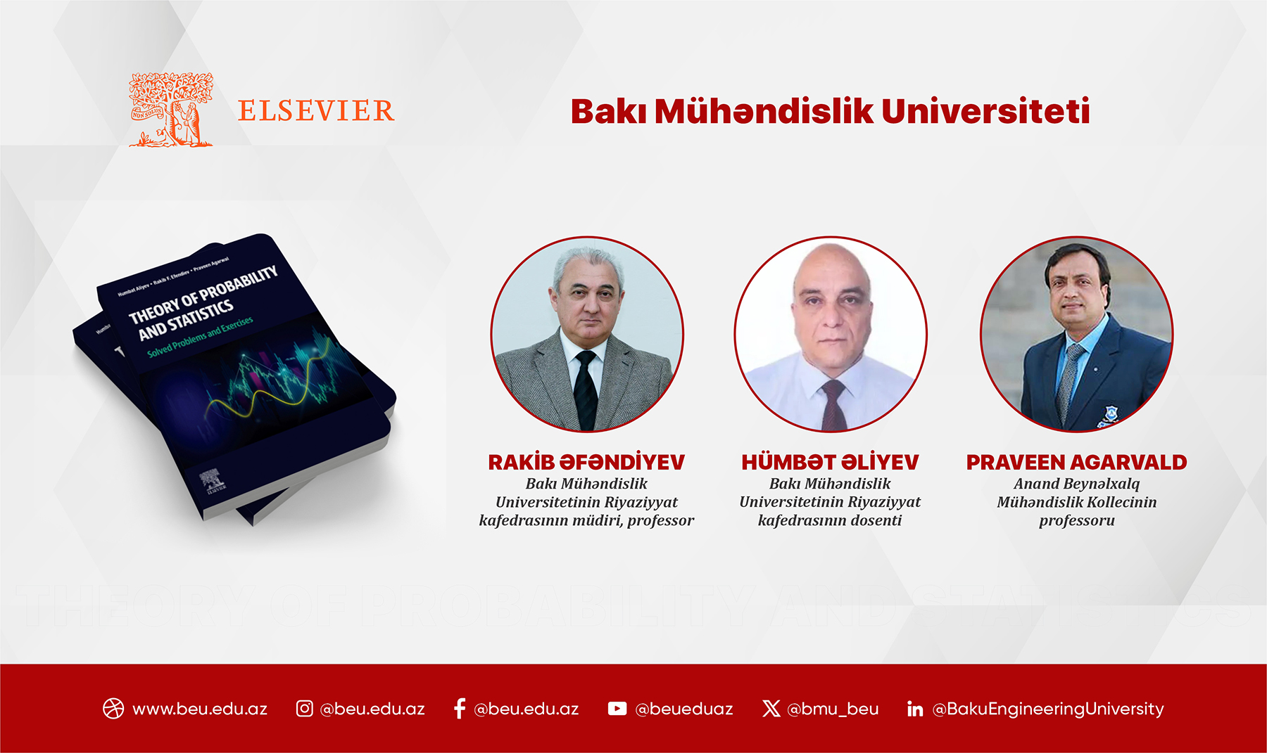 BMU alimlərinin kitabı &ldquo;Elsevier&rdquo; nəşriyyatında işıq üzü görəcək