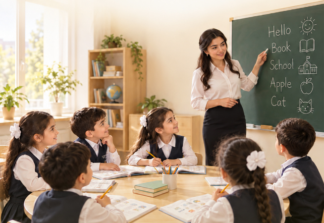 ARTİ&nbsp;xarici dil fənni üzrə illik plan nümunələri hazırlayıb