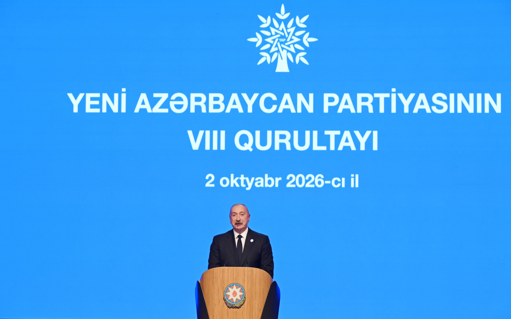 Yeni Azərbaycan Partiyasının VIII Qurultayı keçirilir