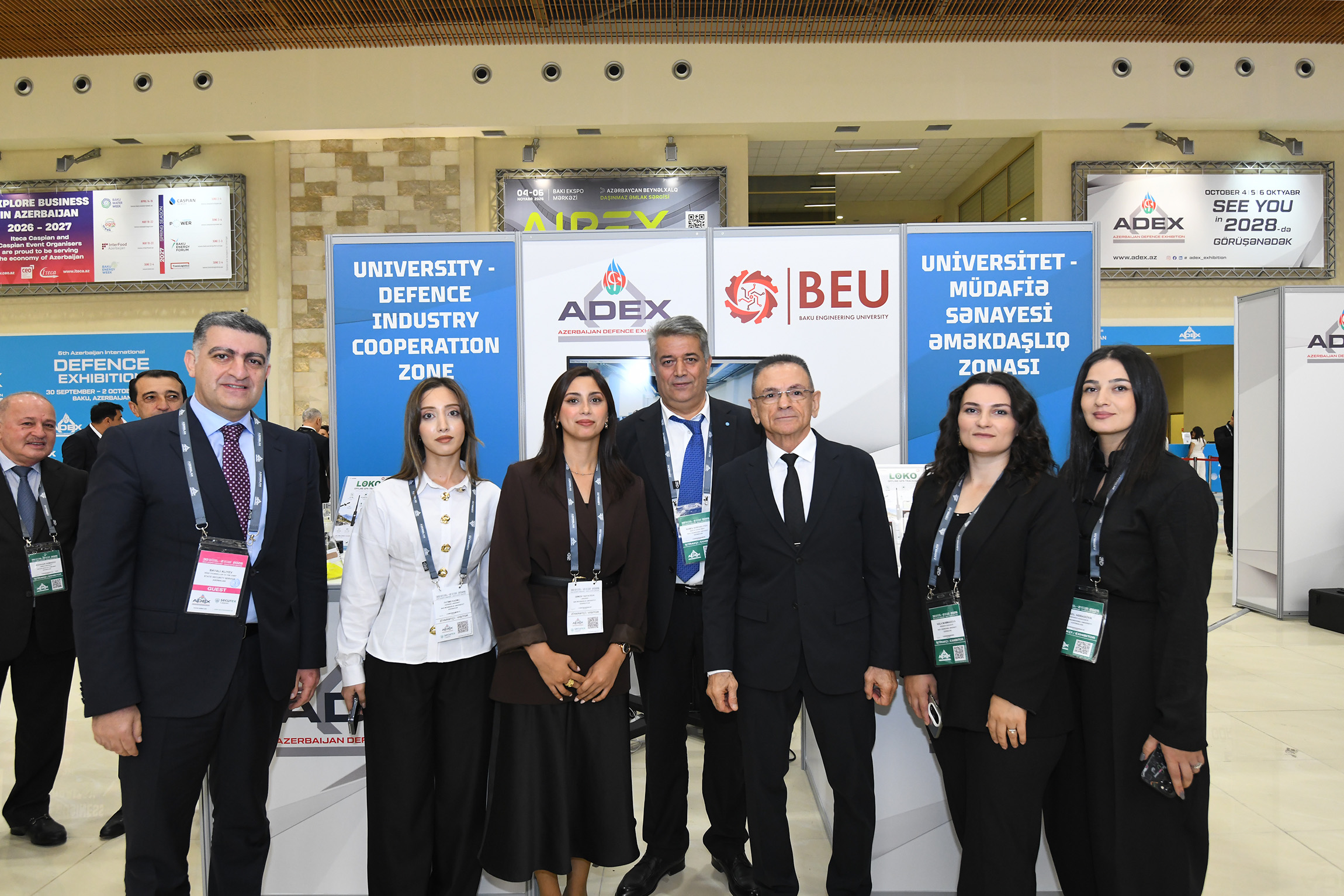 BMU-nun &ldquo;ADEX 2026&rdquo;dakı stendi nüfuzlu qonaqların diqqət mərkəzində olub