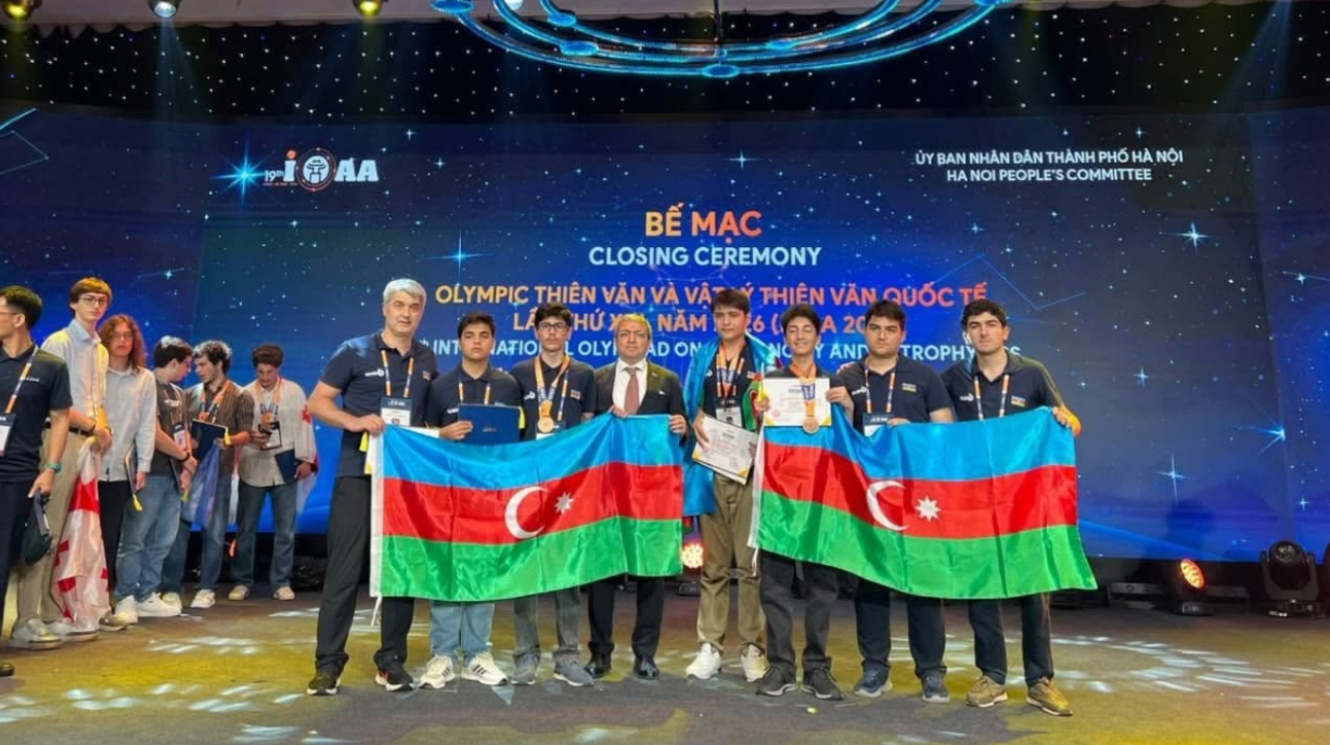 Məktəblilərimiz beynəlxalq olimpiadada uğur qazanıblar
