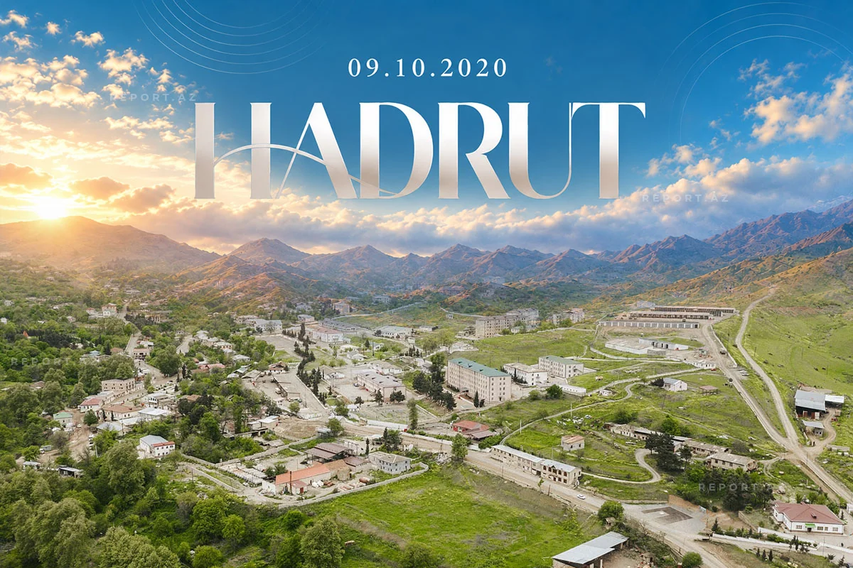 Hadrutun işğaldan azad olunmasından 6 il ötür