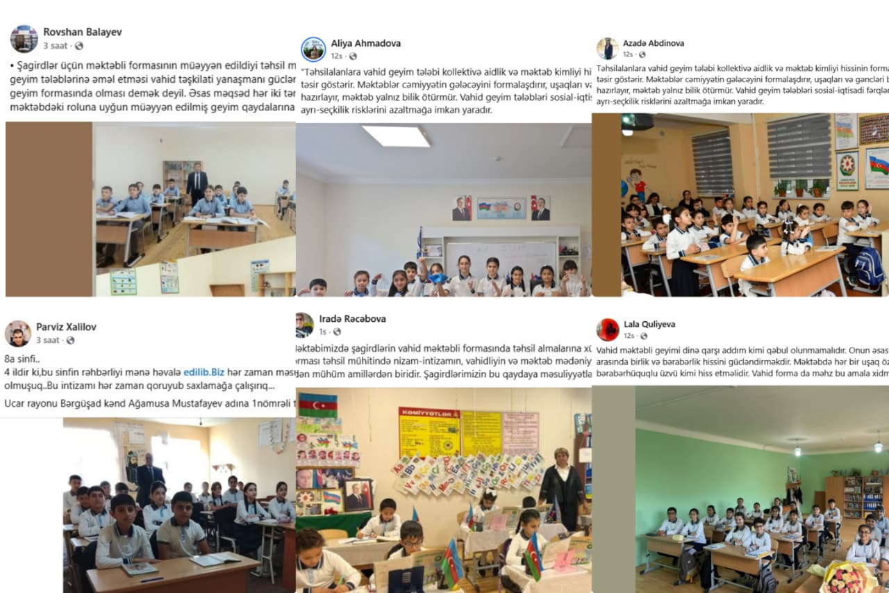 Müəllimlər vahid geyim qaydalarının tərəfdarıdır:&nbsp;&ldquo;Bərabərlik məktəbdən başlayır&rdquo;