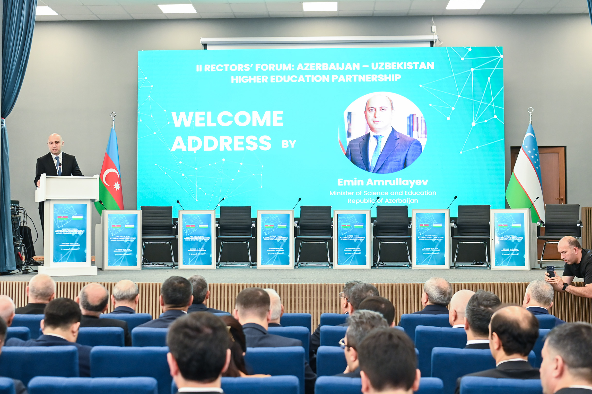 Xankəndidə BMU ilə Özbəkistanın iki ali təhsil müəssisəsi arasında memorandumlar imzalanıb