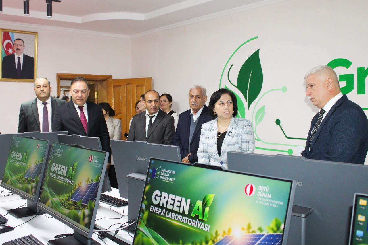MDU-da regionun ilk &ldquo;GreenAI&rdquo; Günəş Enerji Laboratoriyasının açılışı olub