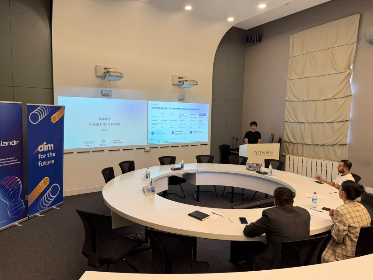 ADNSU-da &ldquo;Pre-Demo Day&rdquo; tədbiri keçirilib